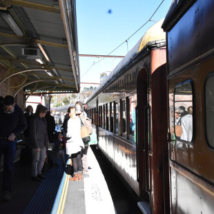 Arrival at Wentworth Falls