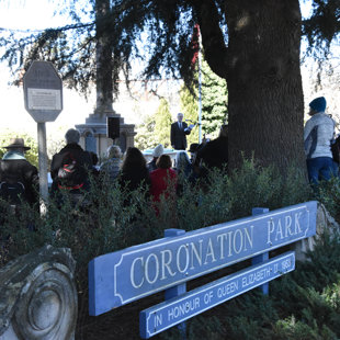 The Ceremony at  Coronation Park Wentworth Falls