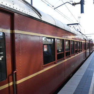 The Red Rattle arrives back at Penrith Station