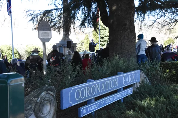 The Ceremony at  Coronation Park Wentworth Falls